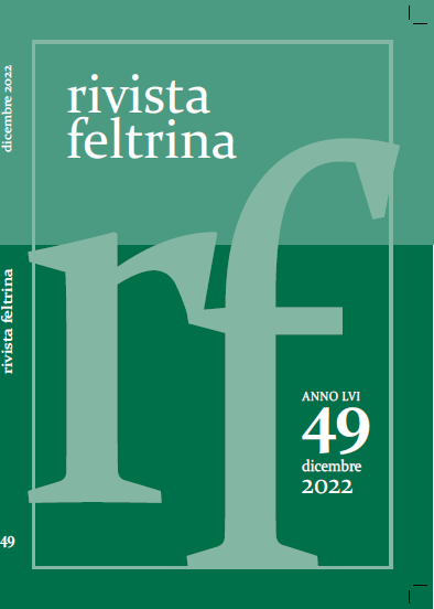 Rivista Feltrina - Sommario