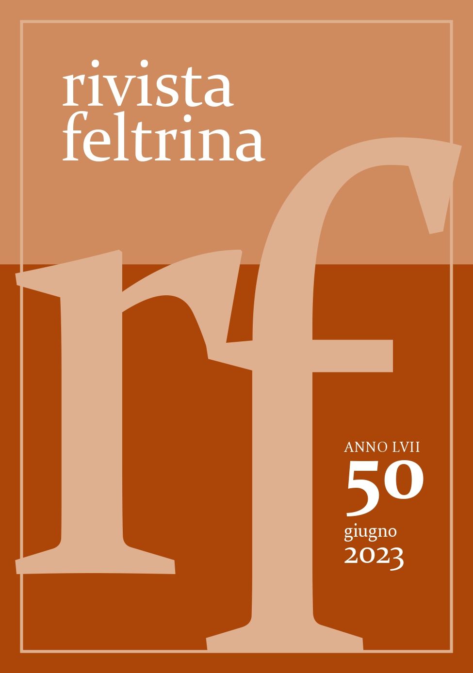 Rivista Feltrina - Sommario